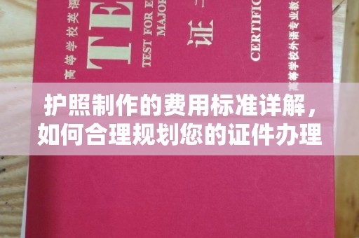 淮阳护照制作的费用标准详解，如何合理规划您的证件办理预算