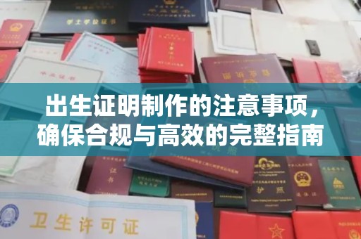 凉城出生证明制作的注意事项，确保合规与高效的完整指南