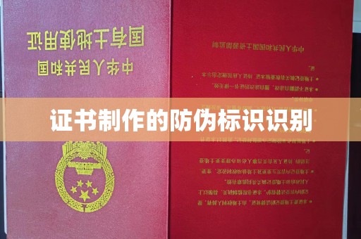 洛南证书制作的防伪标识识别